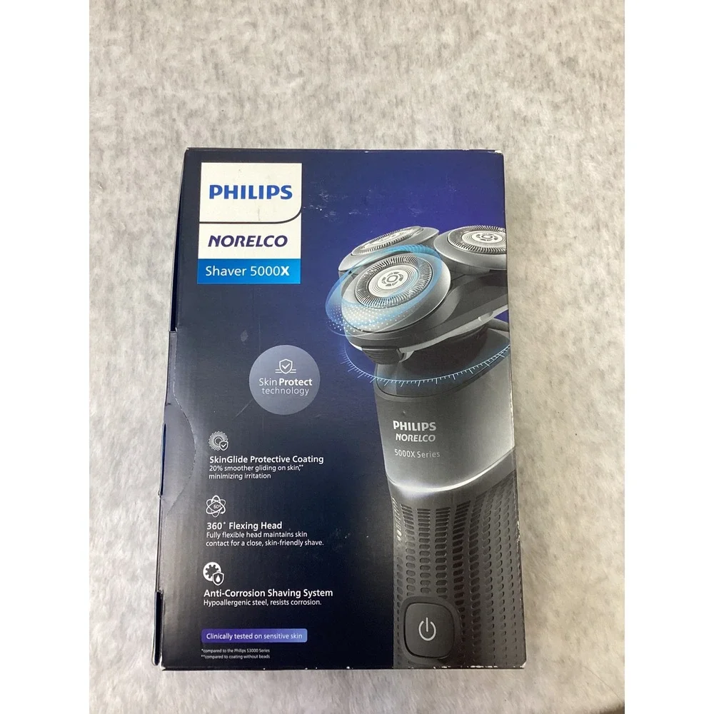 Philips Norelco Shaver 5000X Series X5004/84 Wet Dry Electric Shaver New..